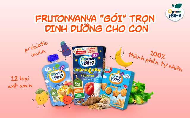 Baby Corporation Việt Nam cùng FrutoNyanya mang đến bữa ăn tinh - gọn cho trẻ em