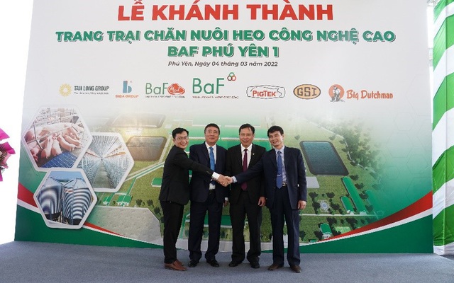 BaF liên tiếp khánh thành và khởi công các trại nuôi heo hiện đại