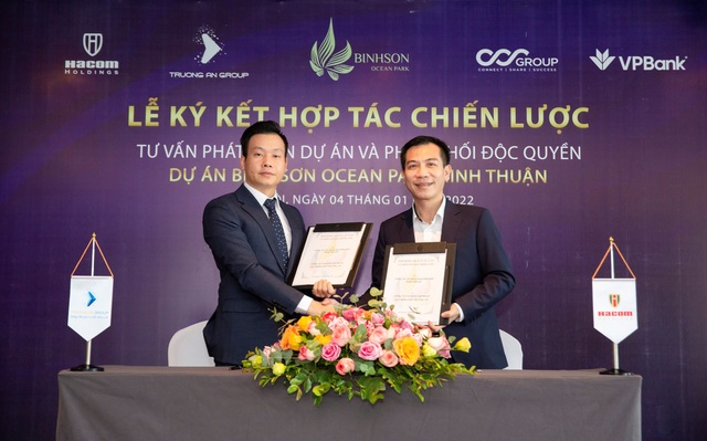 Lễ ký kết hợp tác chiến lược giữa Trường An Group và Hacom Holdings