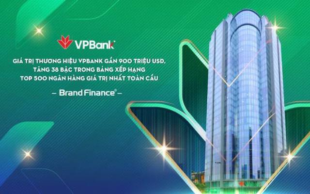 VPBank tăng gần 40 bậc trên bảng xếp hạng Global Baking 500