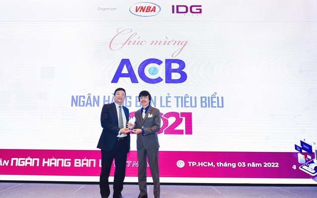 ACB giành giải thưởng Ngân hàng bán lẻ Việt Nam tiêu biểu 2021