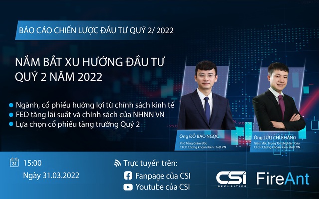 Nắm bắt cơ hội đầu tư Quý II 2022 Nắm bắt cơ hội đầu tư Quý II 2022