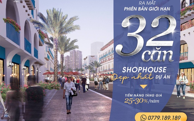 Shophouse Santorini Vibes thu hút mạnh mẽ nhà đầu tư đến thị trường Uông Bí