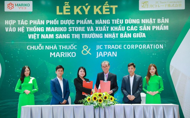 Hợp tác phân phối giữa chuỗi nhà thuốc Mariko và JIC Trade Corporation