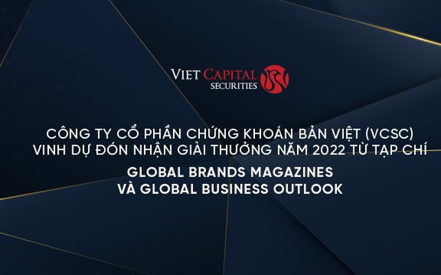 VCSC đón nhận chuỗi giải thưởng danh giá từ hai tổ chức quốc tế