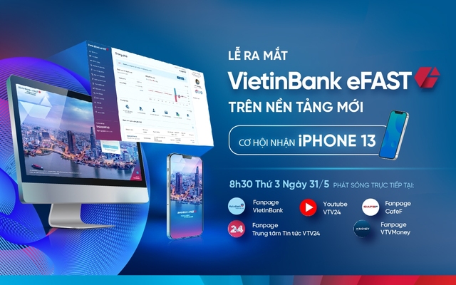 Hàng loạt tính năng được VietinBank bổ sung trên trợ lý số eFAST