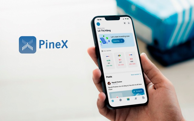 Thị trường biến động, ứng dụng PineX của CTCK Pinetree hút người dùng?