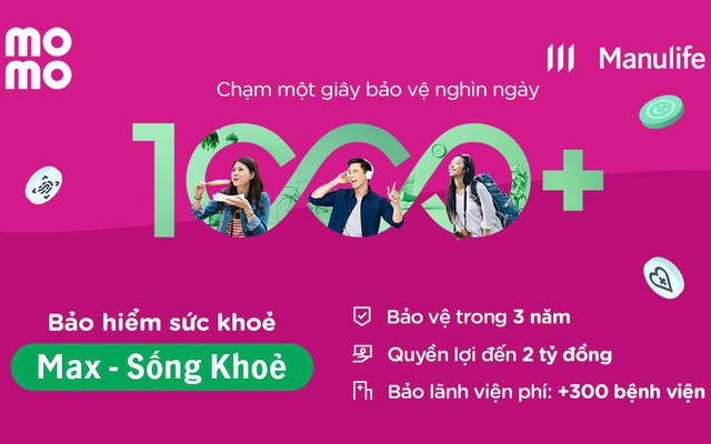 Manulife hợp tác MoMo triển khai giải pháp bảo hiểm sức khỏe trực tuyến