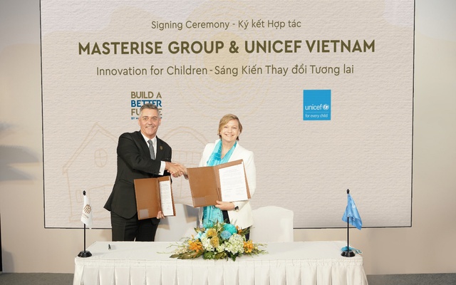 Masterise Group và UNICEF hợp tác thay đổi tương lai trẻ em Việt Nam