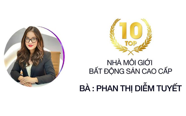 Bóng hồng đạt “Top 10 nhà bán hàng bất động sản cao cấp Việt Nam”