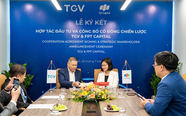 TGV ký kết hợp tác, tiếp thêm sức mạnh đầu từ cùng FPT Capital