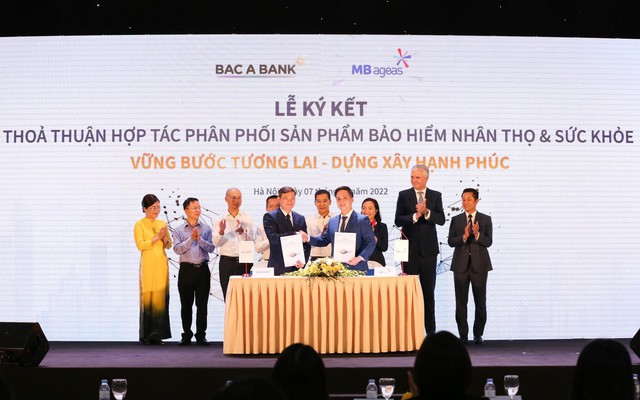 BAC A BANK phối hợp cùng MB Ageas Life phân phối sản phẩm bảo hiểm