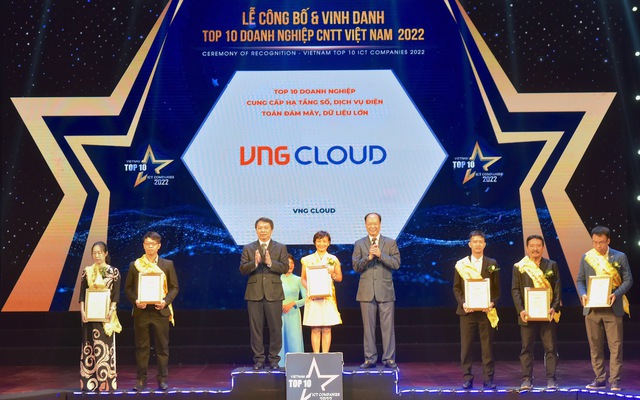 VNG Cloud đạt Top 10 DN cung cấp hạ tầng số, điện toán đám mây