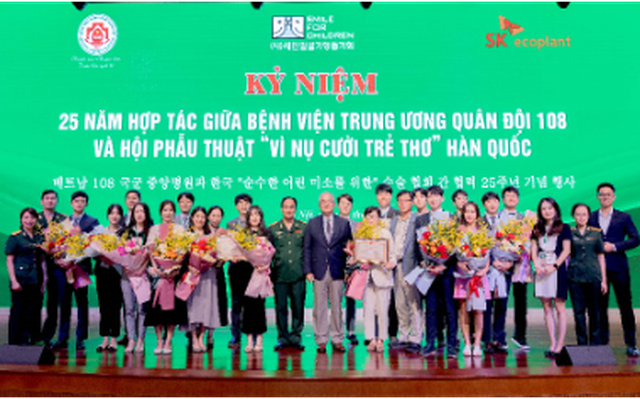 SK hỗ trợ phẫu thuật miễn phí cho trẻ em Việt Nam bị dị tật hàm mặt