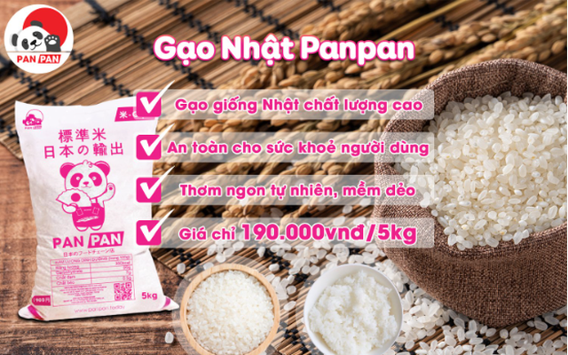 Thương hiệu Gạo Nhật PanPan giúp sức cho nông dân Việt