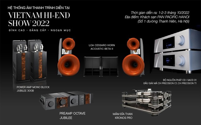 VietNam Hi-End Show 2022: Công Audio với hàng loạt siêu phẩm audio đỉnh cao
