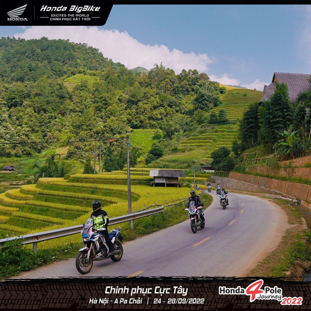 Cùng Honda Bigbike chinh phục cung đường hiểm trở ở cực Tây