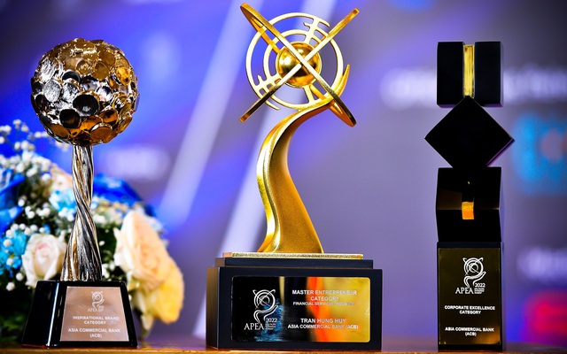 ACB được APEA vinh danh tại nhiều hạng mục giải thưởng uy tín