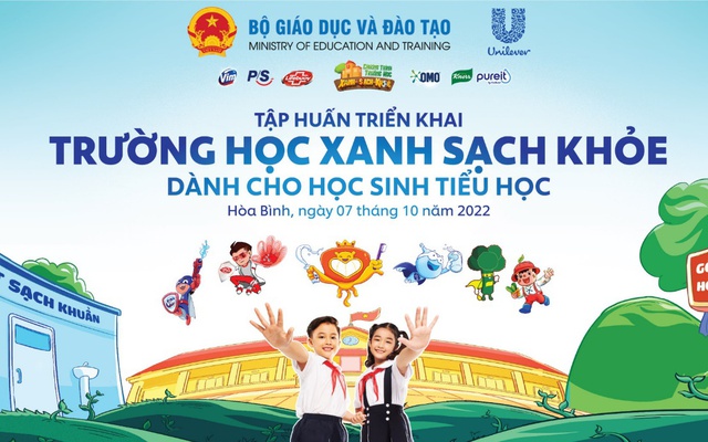 Unilever Việt Nam giúp hàng triệu học sinh tiểu học tạo thói quen xanh, sạch, khỏe