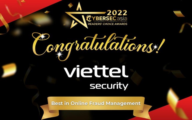 Viettel Cyber Security giành chiến thắng tại Cybersec Asia Readers’ Choice Awards 2022