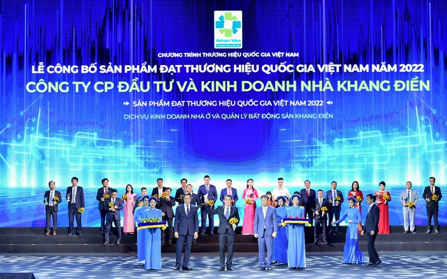 Khang Điền (KDH) được công nhận Thương hiệu quốc gia Việt Nam