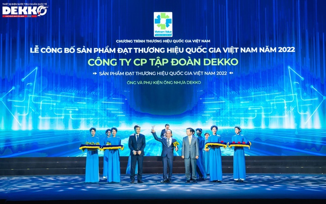 Tập đoàn Dekko vinh dự lần thứ 3 liên tiếp đạt Thương hiệu quốc gia