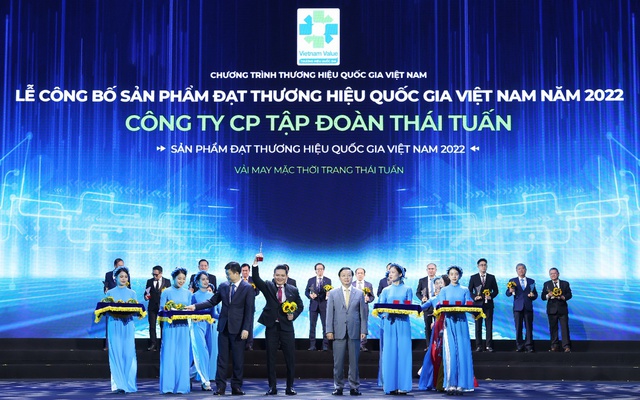 Tập đoàn Thái Tuấn đạt Thương hiệu quốc gia năm 2022