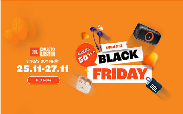 4 ưu đãi loa, tai nghe JBL giá tốt dịp Black Friday