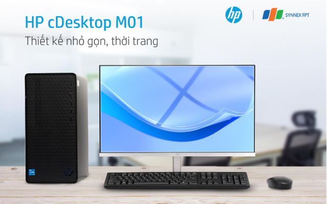 HP M01: Máy tính để bàn cho doanh nghiệp với hiệu năng cao và bền bỉ