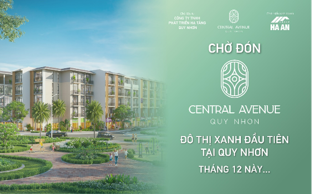 Dự án Central Avenue Quy Nhon - Shophouse liền kề hiện đại sắp ra mắt