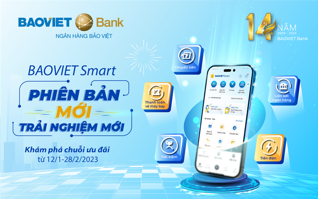 Ứng dụng BAOVIET Smart chính thức ra mắt phiên bản mới