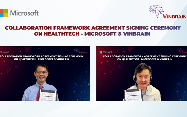 Vinbrain và Microsoft Hoa Kỳ hợp tác phát triển trí tuệ nhân tạo trong y tế Vinbrain và Microsoft Hoa Kỳ hợp tác phát triển trí tuệ nhân tạo trong y tế