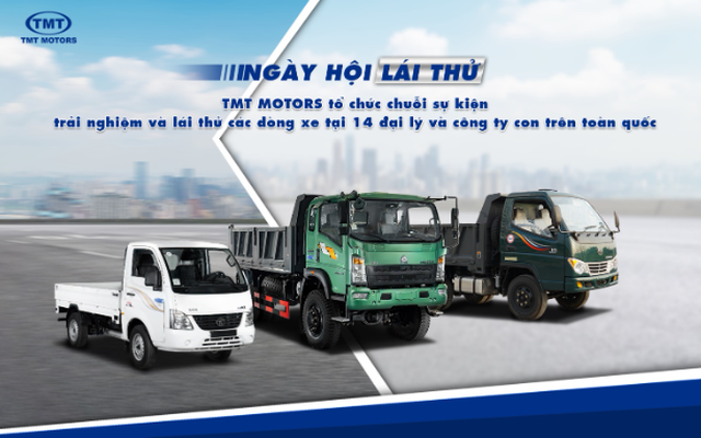 TMT Motors tổ chức chuỗi sự kiện lái thử các dòng xe tải