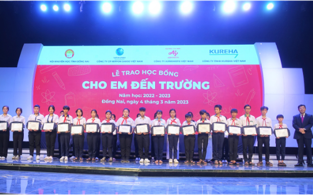 2 thập kỷ Ajinomoto Việt Nam đồng hành cùng học bổng "Cho em đến trường"