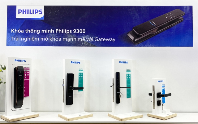 Philips ra mắt khoá thông minh cho cửa nhôm tại Vietbuild