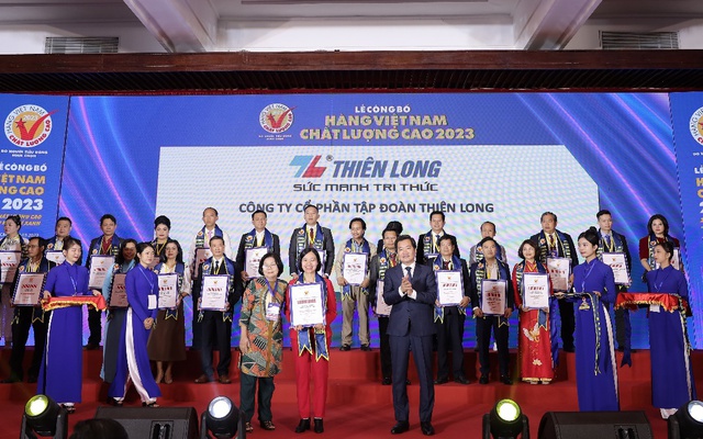 Thiên Long 27 lần liên tiếp nhận danh hiệu Hàng Việt Nam chất lượng cao