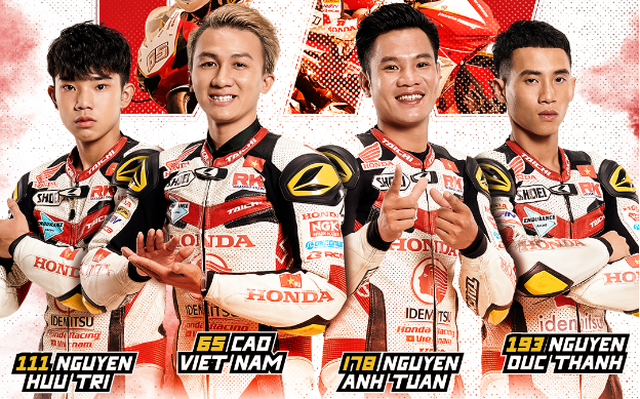 Honda Racing Vietnam đặt mục tiêu top 10 giải đua quốc tế ARRC 2023