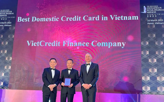 VietCredit được The Asian Banker vinh danh giải thưởng thẻ tín dụng nội địa tốt nhất Việt Nam