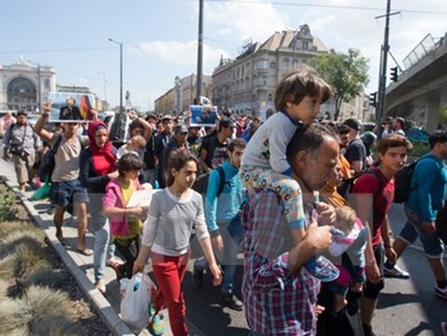 Hàng trăm người di cư tiếp tục vượt biên giới Serbia vào Hungary
