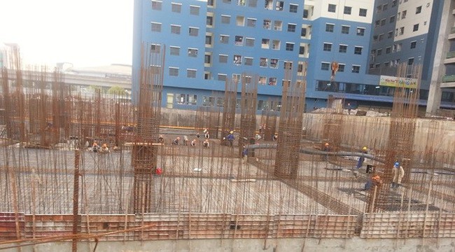 Golden Central Kim Văn Kim Lũ đang xây tầng 1, giá bán từ 850 triệu đồng/căn