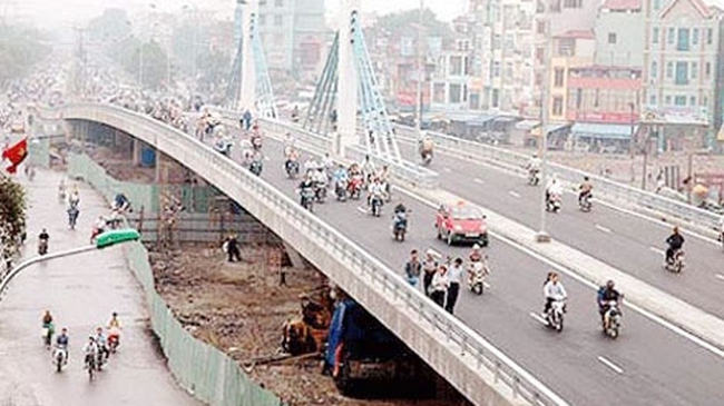 Hà Nội xây dựng cầu vượt tại nút giao thông Phú Thượng