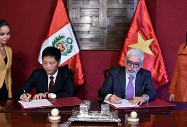 Việt Nam, Peru thiết lập cơ chế hợp tác song phương