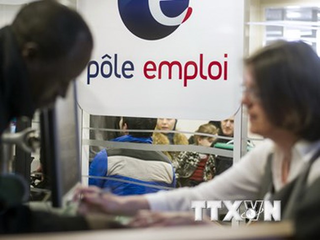 Kinh tế Pháp nhích chậm chạp, tỷ lệ thất nghiệp chưa giảm