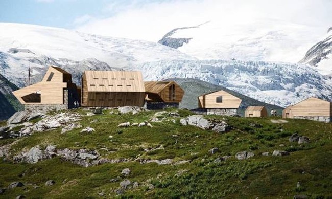 Những ngôi nhà cabin xinh đẹp giữa phong cảnh đồi núi