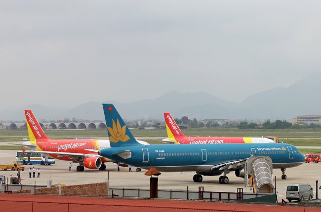 Kết quả hình ảnh cho Vietnam Airlines, Vietjet và Vasco
