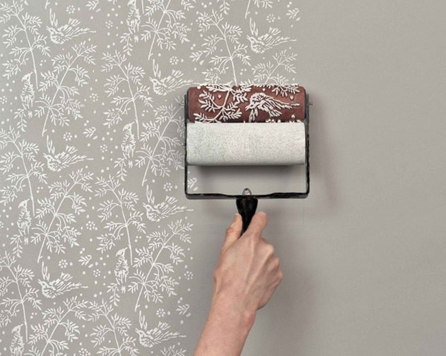 Giấy dán tường - sơn tường họa tiết