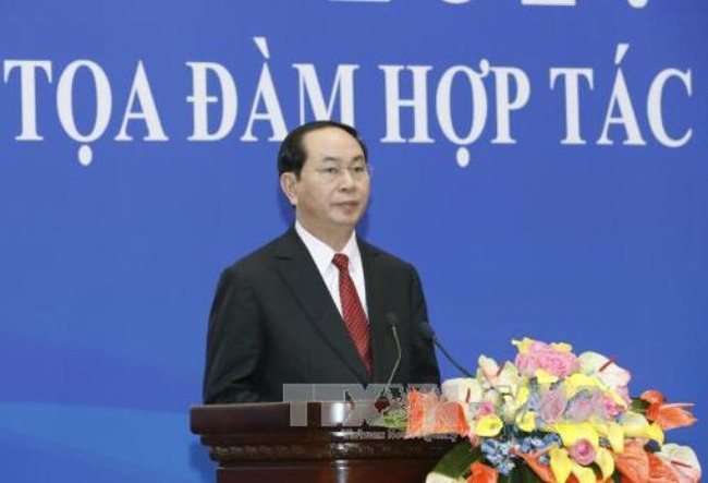 Chủ tịch nước Trần Đại Quang: Thúc đẩy thương mại với Trung Quốc lên 100 tỷ USD