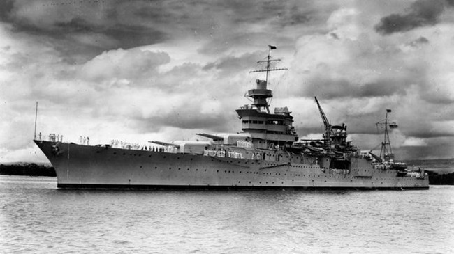 Mỹ tìm thấy xác tàu chiến Indianapolis bị chìm từ thế chiến thứ 2