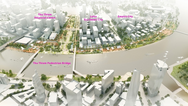 Lotte chính thức triển khai siêu dự án 20.000 tỷ Eco Smart City tại thủ Thiêm