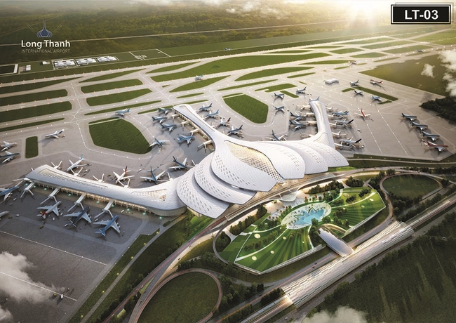 Tổng hội xây dựng Việt Nam chọn biểu tượng của sân bay Long Thành là hình hoa sen